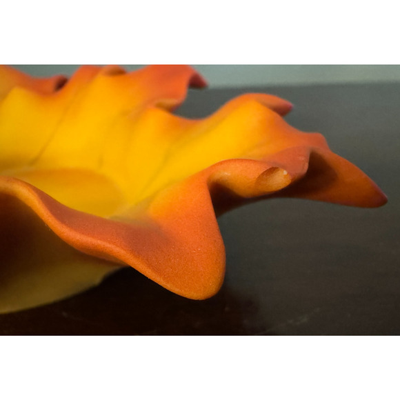 PartyLite Whispering Leaves Tealight Trio Autumn Leaf Candle Holders w/ Box - Picture 10 of 10